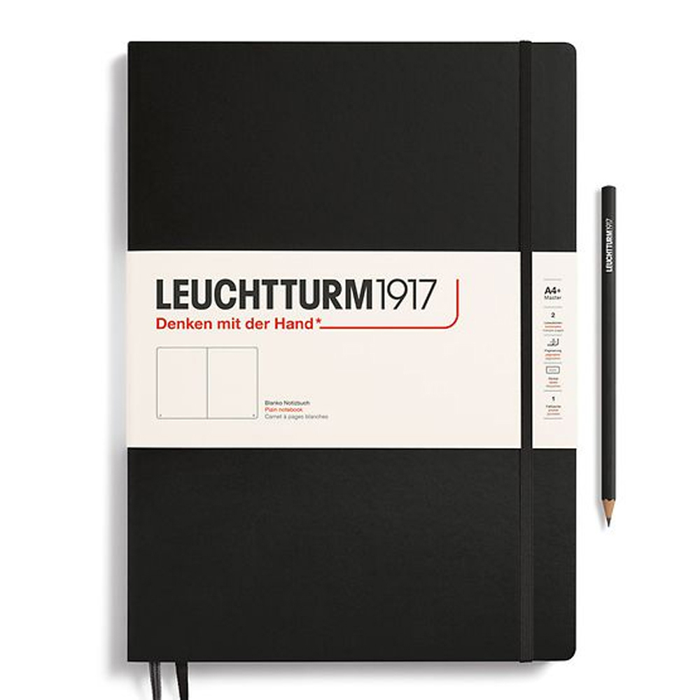 Leuchtturm A4+ Master Slim 121 Plain Pages